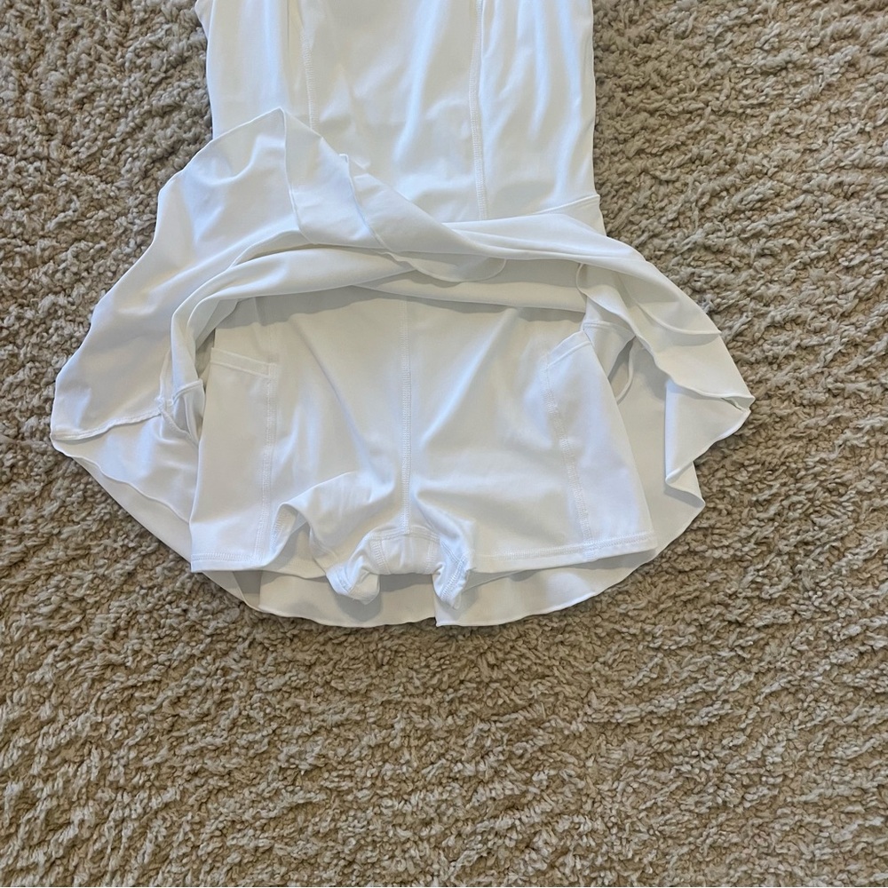 Joylab Size Small White Ruffle Active Tennis Dress - image 2